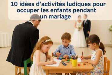 10 idĂ©es dâactivitĂ©s ludiques pour occuper les enfants pendant un mariage