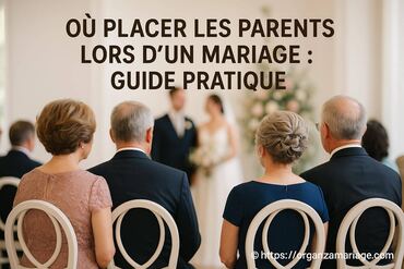 OĂč placer les parents lors dâun mariage : guide pratique pour bien organiser les places