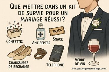 Que mettre dans un kit de survie pour un mariage réussi ?